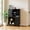 Black, variant on Topcobe Sideboard Storage Cabinet with Door Shelf, Corner Storage Organizer for Bedroom Home Office, Black
