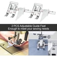 thumbnail image 4 of Actualización de costura profesional: guía ajustable de alta calidad para pespuntes precisos, compatibilidad a presión con la mayoría de las máquinas de vástago bajo, incluidas Brother y Kenmore, 2, 4 of 5