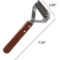 thumbnail image 2 of Coat King Rake Rastrillo De 14 Cuchillas Rastrillo De Capa Interior para Mascotas, Peine Profesional para Desenredar Mascotas D, 2 of 5