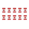 thumbnail image 1 of TIELUTT Canada String Flag Pennant Banner Small Mini Canadian Flags Table for round Tables Lace Table 120 Inches Long Wedding Runners for Tables Winter Table 108 Inches Long Coffee Table Runners 36 In, 1 of 4
