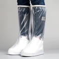 thumbnail image 1 of Cubrezapatos de lluvia reutilizables Protectores de zapatos impermeables Mujeres Hombres Botas de goma, 1 of 2