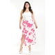 thumbnail image 1 of Short falda con aberturas Roman Fashion /Tallas Extras, 7050, (Fiusha flor) fucsia 40, 1 of 6