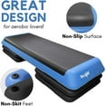 thumbnail image 6 of Yes4All Adjustable Workout Aerobic Exercise Step Platform Health Club Size with 4 Adjustable Risers Included and Extra Risers Options - Blue Black, 6 of 6