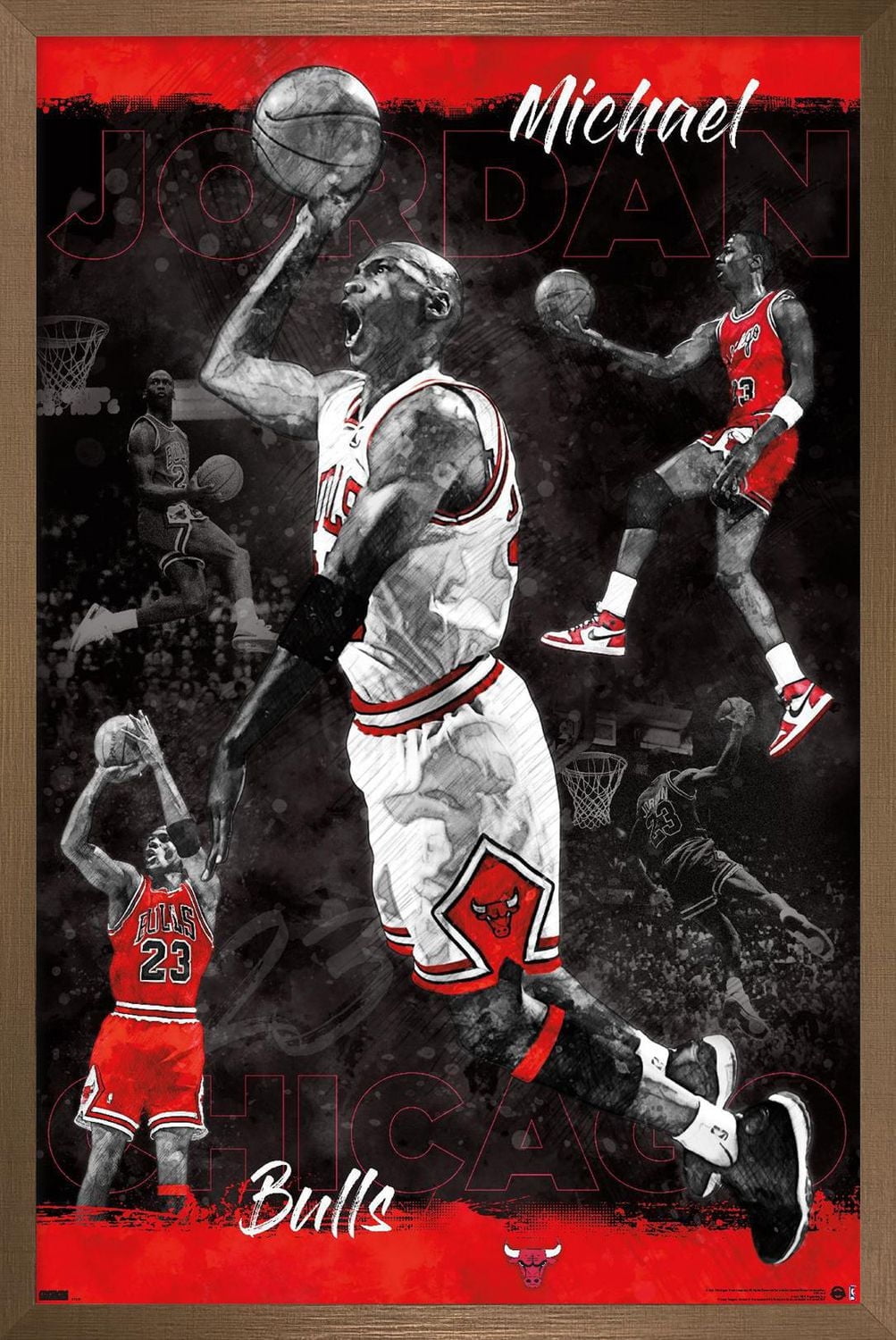 Michael Jordan - Sketch Wall Poster