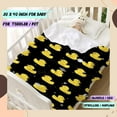 thumbnail image 3 of Ruddy Duck Adult Duck Blanket Kids Funny Blanket Suitable for Bedroom Living Room Bed Sofa Crib Couch Chair Outdoor All Season Items That Yellow Duck Lovers Will Love 40"x30"for Pets, 3 of 6