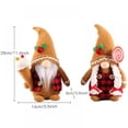 thumbnail image 3 of Gingerbread Man Gnome Table Decoration, Christmas Decoration(2Pcs), 3 of 4