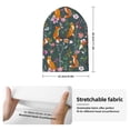 thumbnail image 2 of Hirioo Wolf Fox In Flower Forest for Men's Knit Cuffed Beanie for Outdoor Activities Unisex, 2 of 6
