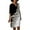 A-Black, variant on 2025 Puawkoer casual dress 1PC Dress Floral Maxi Dress Linen Dress Dresses for Women Strapless Dress Halara Women Casual V Neck Elegant Retro Printed Medium Sleeved Casual Dress Casual Dress