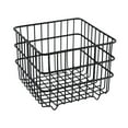 thumbnail image 4 of Iron Storage Basket Makeup Storage Container Wire Basket Space Saving Iron Material for Bedroom Closet Countertop, 4 of 9