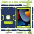thumbnail image 6 of Heavy Duty Shockproof Case For iPad 7th 8th 9th Generation 10.2 inch with Kickstand, 3 Layer Protection Case Rugged Cover, 6 of 9