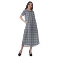thumbnail image 2 of Moomaya Robes d'Été pour Femmes Imprimées Grande Taille en Coton Flex Robes pour Dames, 2 of 4
