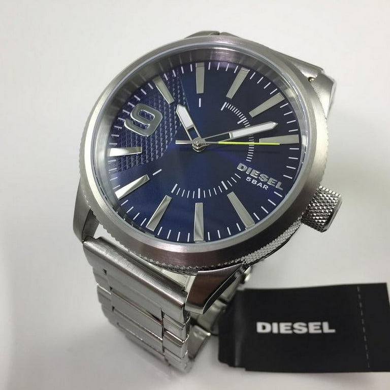 Diesel Dz1763 retailer Rasp Blue Dial Men's Watch