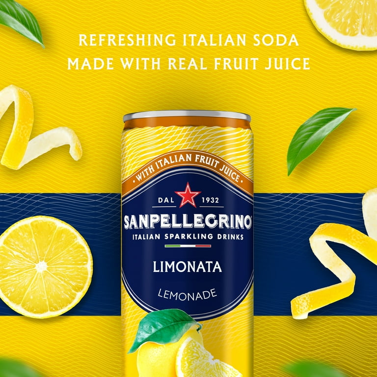 Sanpellegrino Limonata Sparkling Lemonade, 11.15 fl oz, 24 Pack photo 2