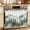 Grass Green Forest Green White, variant on Foggy Forest Oven Skirt Curtain 27"Wx20"L, Waterproof Ruffled Stove Cover Skirt with 8 Ribbon Ties, Green Mist Mountain Natural Landscape Decorative Oven Door Curtain for Kitchen Dishwasher Cabinet