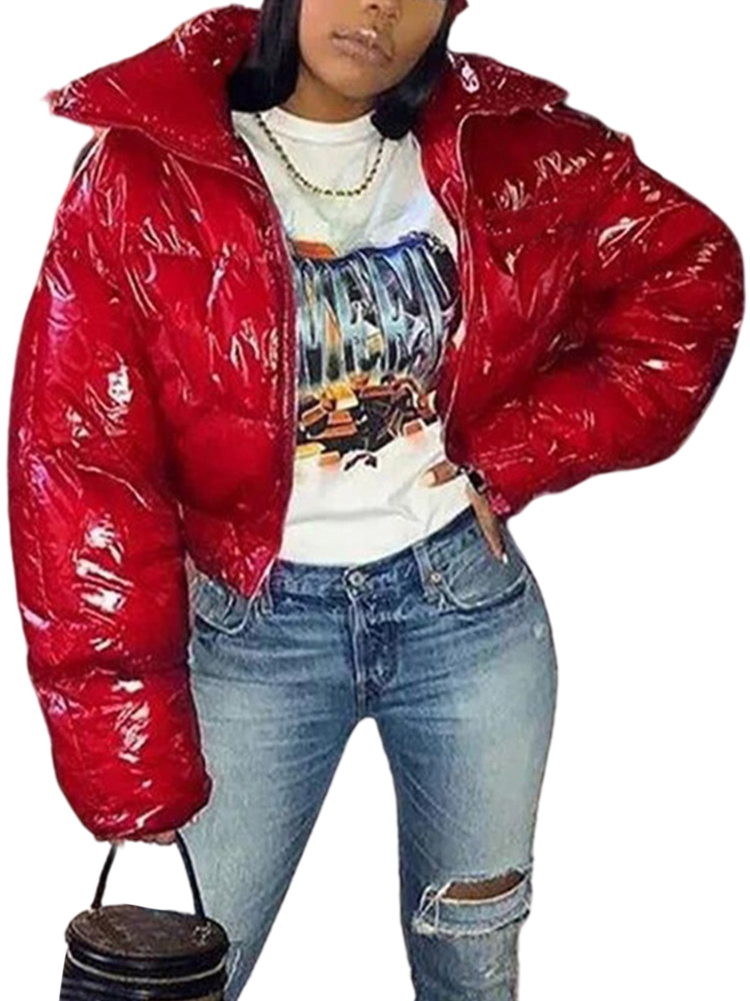 Niuer Women Casual Loose Down Puffer 