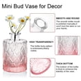 thumbnail image 4 of Juego de jarrones vintage mini para flores en vidrio rosa degradado Arme 32, 4 of 6