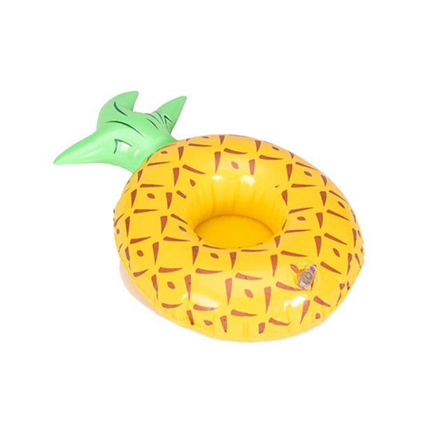 Posavasos flotante para bebidas, decoraciones para fiestas en la piscina, Playa hawaiana, posavasos inflable, suministros temáticos para cumpleaños y natación