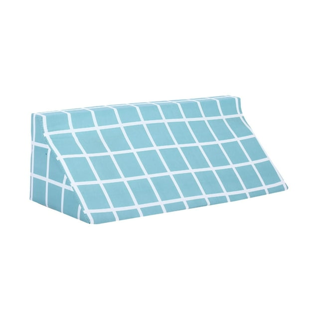 Triangle Wedge Pillow Elevated Bolster Positioning Wedge for Sleeping Adults 60cmx25cmx20cm