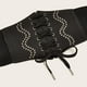 thumbnail image 5 of cinturón de corsé,Traje de moda de cinturón de corsé para vestido de mujer,Punk encaje atado elástico banda ancha Retro Warp,Ropa Cinch Belt Faja Accesorios con estilo,Moda Streetwear, 5 of 7