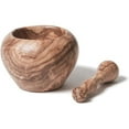 thumbnail image 2 of Berard Olive Wood Handcrafted Mortar and Pestle Set, 5", 2 of 4