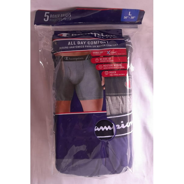 Boxer Champion Elite Ultra Confort 5 Piezas Talla L 36 38 Walmart en linea