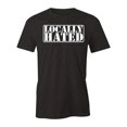 thumbnail image 2 of Locally Hated Bold Statement Fashion graphic printed men's t-shirt, made of 100% pure cotton for comfortable casual wear, featuring eye-catching designs and high-quality short sleeves Tee Fo, 2 of 7
