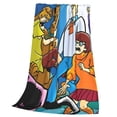 thumbnail image 7 of Lsque Scooby-Doo Pattern Fuzzy Fleece Throw Blanket Extra Large,Super Soft,Fluffy and Warm Blankets for Couch,Bed,All Season Use (40"x30"), 7 of 7