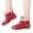 Red, variant on Winter Short Rain Boots for Women with Lined Floral Waterproof Rubber Outdoor Garden Ankle Booties Shoes