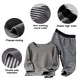 thumbnail image 3 of 1. Duplica la elasticidad para dar a los bebés más espacio para crecer. Los conjuntos de pijamas de dos piezas para niños tienen un ajuste ceñido y no pierden su suavidad y elasticidad después de, 3 of 5