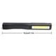 thumbnail image 5 of Soidarity Pluma de trabajo Luz COB LED Linterna ajustable Funciona con Iluminación acoplable portátil Manos libres Clip Lámpara Negro Type3 NO3, 5 of 6
