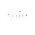 thumbnail image 3 of CWI Lighting Eustis 3 Light Wall Sconce Polished Nickel Finish Home Decor, 3 of 3