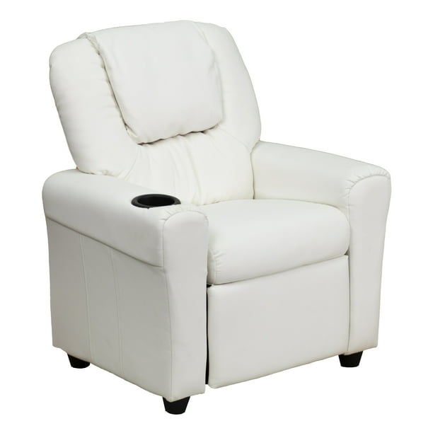 Flash Furniture Kids' Vinyl Recliner with Cupholder and Headrest