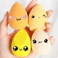 thumbnail image 3 of 3 Colors Random Packaging Beauty Egg Gourd Puff Makeup Sponge Beauty Egg Tool T7Q0, 3 of 9