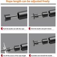 thumbnail image 3 of Lishi Adjustable Non-Slip Handle Speed Jump Rope for Adult Fitness, 3 of 5