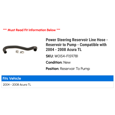 Sunsong Power Steering Pressure Line Hose Assembly For 2003-2006 Nissan Sentra – 35643KR