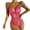 Hot Pink, variant on Lingerie for Women Clearance Sexy Women Lingerie Lace Open Crotch Hollow Out Temptation Babydoll Underwear Sleepwear Jumpsuit Bodysuits Pajamas