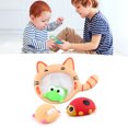 thumbnail image 3 of Infant Bath Toy, Cute Animal Bath Toy with BB Squeaker Bright Color  Material for Family Interaction, 3 of 8