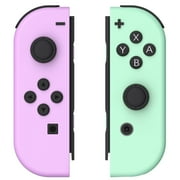 Joy-pad for Nintendo Switch Controller,Wireless Joycon Support Dual Vibration/Wake-up Function/Motion Control Pink/Green