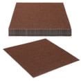 thumbnail image 2 of STOBOK 50Pcs Non Slip Self Adhesive Carpet Tiles Brown for Bedroom Decor, 2 of 11