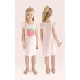 thumbnail image 5 of Chemises de Nuit à Rayures pour Filles, Robe de Nuit à Manches Courtes, Pyjama, Robe de Nuit Mignonne 3-12 Ans, 5 of 5