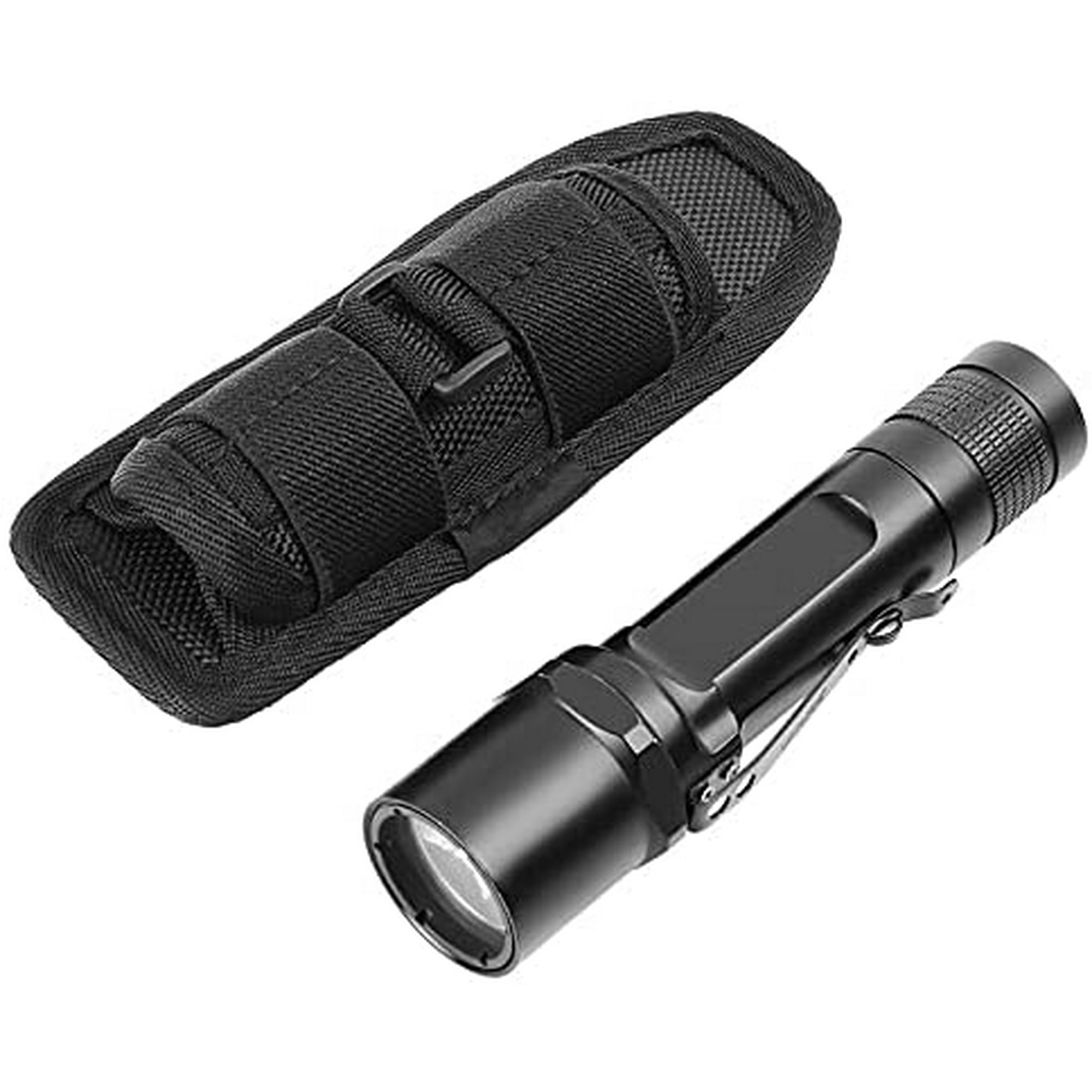 CHO Flashlight Holster 360 Rotatable Molle Torch Holster Nylon Holster Outdoor Camping Hiking Accessory for Walmart