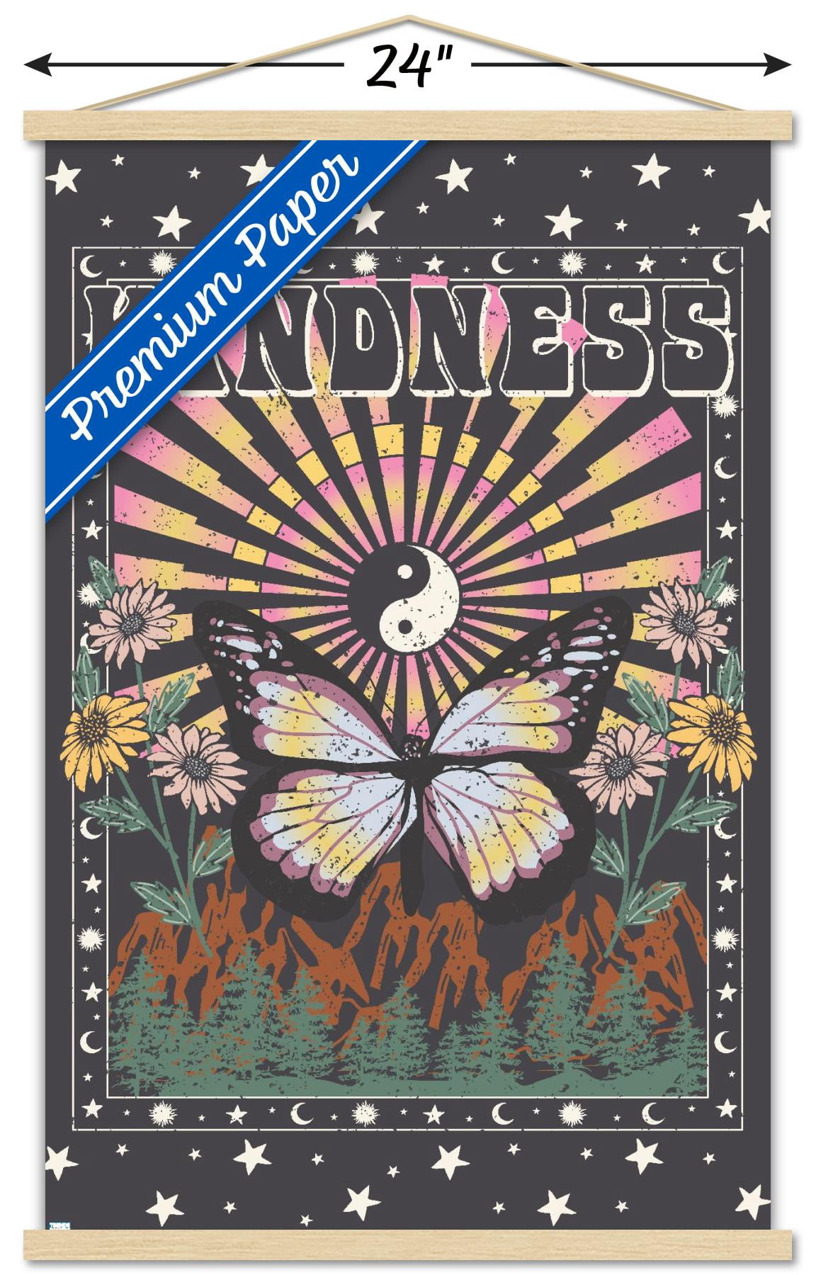 Kindness Wall Poster with Magnetic Frame, 22.375" x 34"