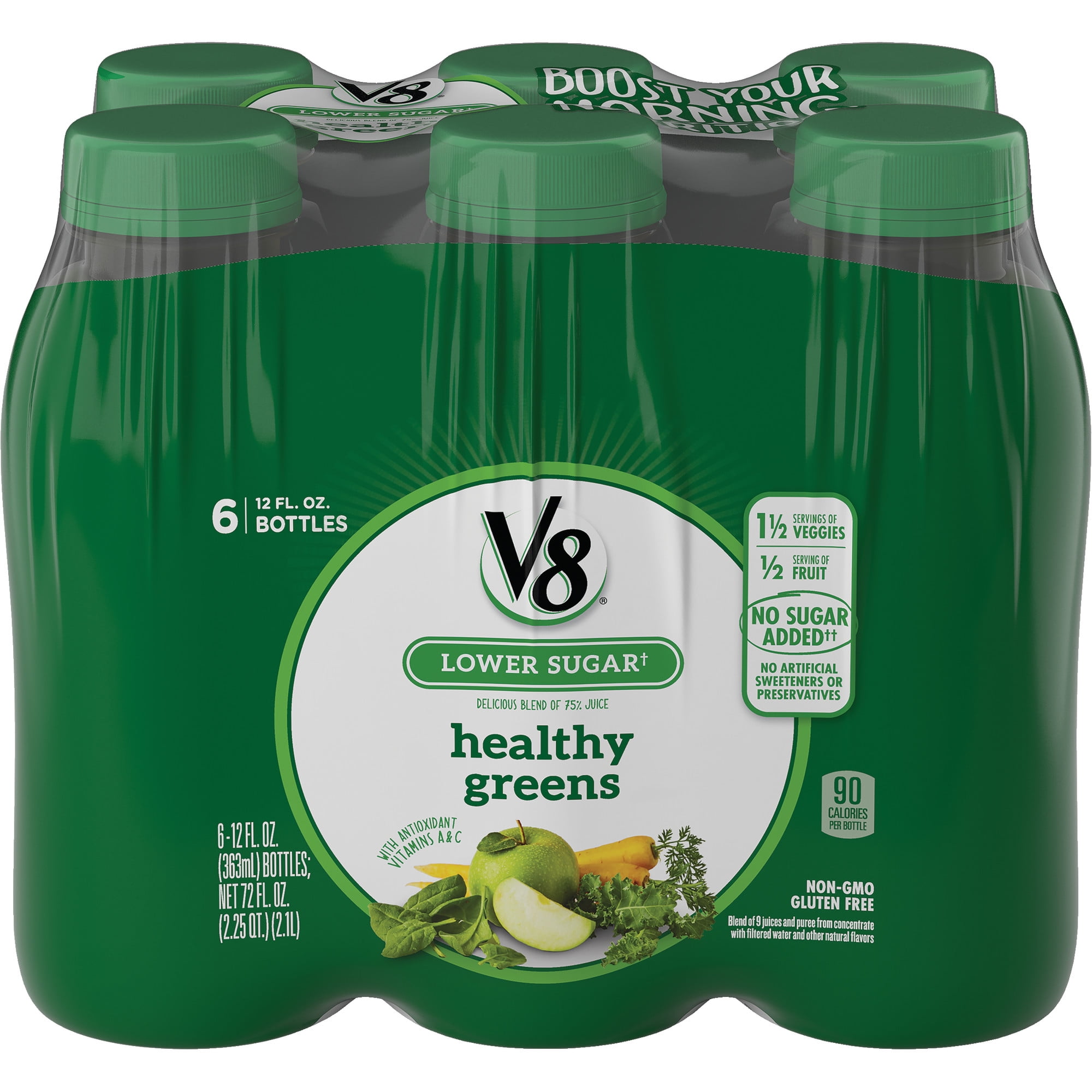 V8 Healthy Greens, 12 oz. , 6 pack
