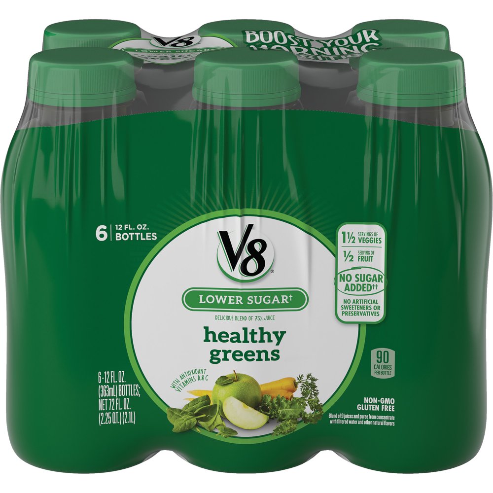 V8 Healthy Greens, 12 oz. , 6 pack