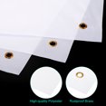 thumbnail image 3 of Unique Bargains Blank Banner, 12 Pcs Polyester Sublimation Banners Signs, White 2 x 4 Feet, 3 of 7