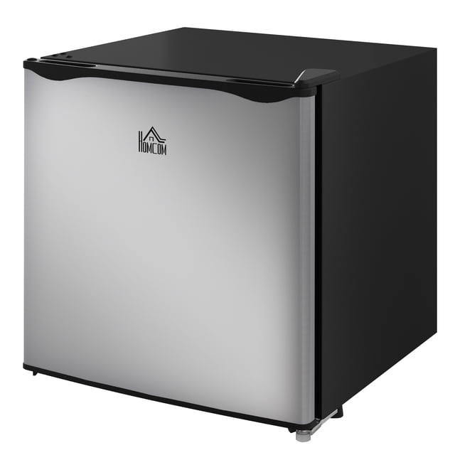 CoSoTower Congélateur Mini de 1,1 Pi3, Congélateur Vertical Compact avec Porte Réversible, Tablette Amovible, Température Réglable, Argent
