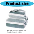 thumbnail image 5 of Large Corals Fleece Hand Towel Super Absorbent Thick Bath Towel Comfortable Beach Towel, 5 of 15