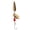 Golden, variant on Fishing Lure, 5cm 360 Degree Rotating Spinner Spoon Metal Fishing Lure Fish Swim Bait Tackle