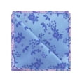 thumbnail image 4 of INSPIRE CHIC Men's Floral Pocket Squares Spring Colorful Flower Pattern Handkerchief for Men Dusty Purple One Size, 4 of 4
