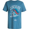 thumbnail image 1 of Quiksilver Shark Surf Graphic Camiseta para Hombre, Azul, X-Large Quiksilver Camiseta gráfica, 1 of 1